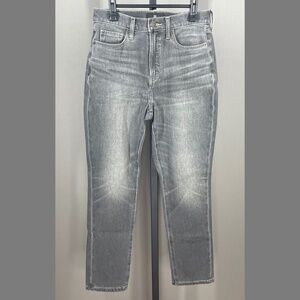 Banana Republic Jeans Womens 28 black gray straight denim